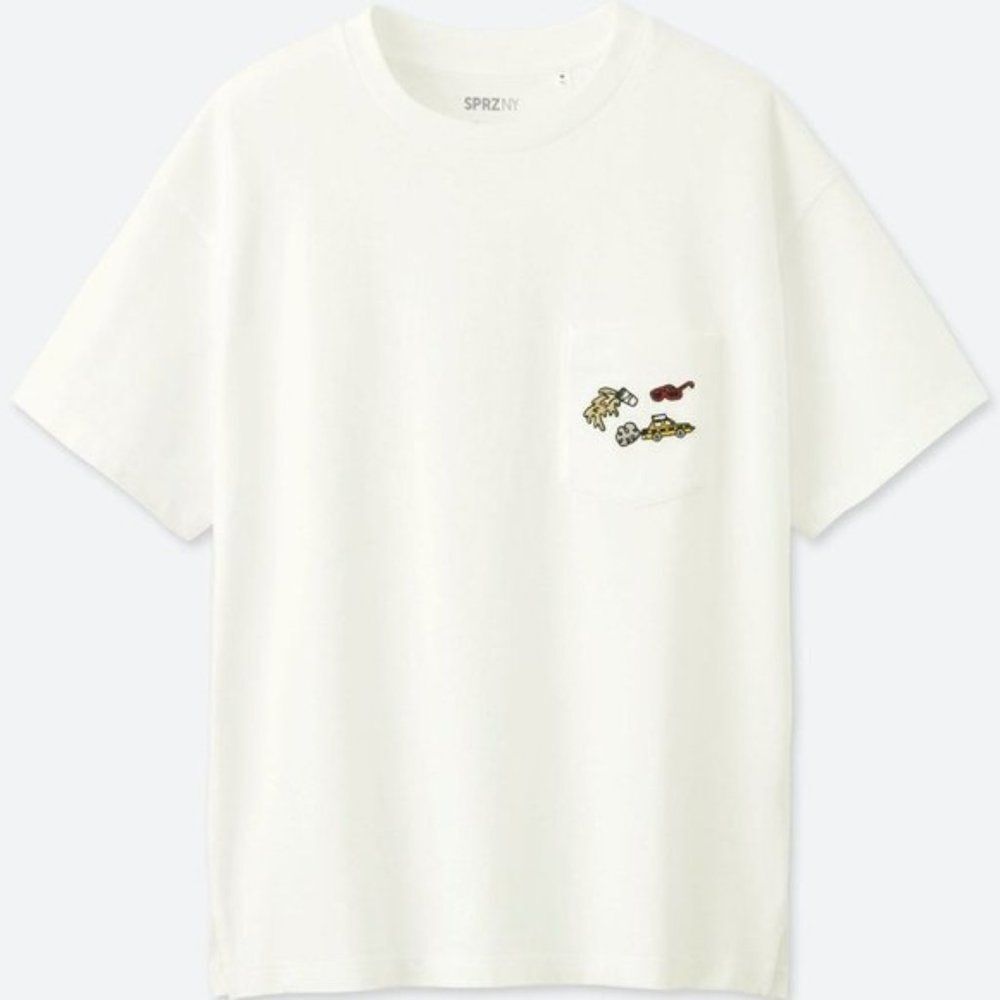 Uniqlo x Timothy Goodman SPRZNY White Pocket Tee